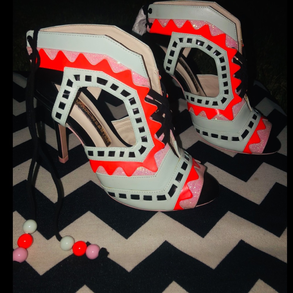 Sophia Webster Riko Cutout Heels - Picture 2 of 6